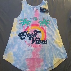 Tie dye tank top size medium